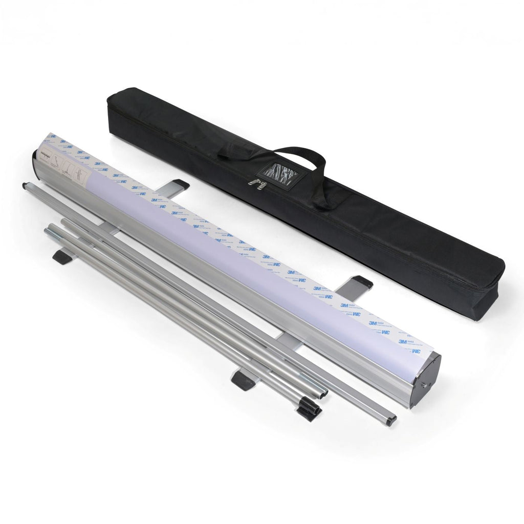 Soporte compacto para pancartas enrollables Metamark DS2