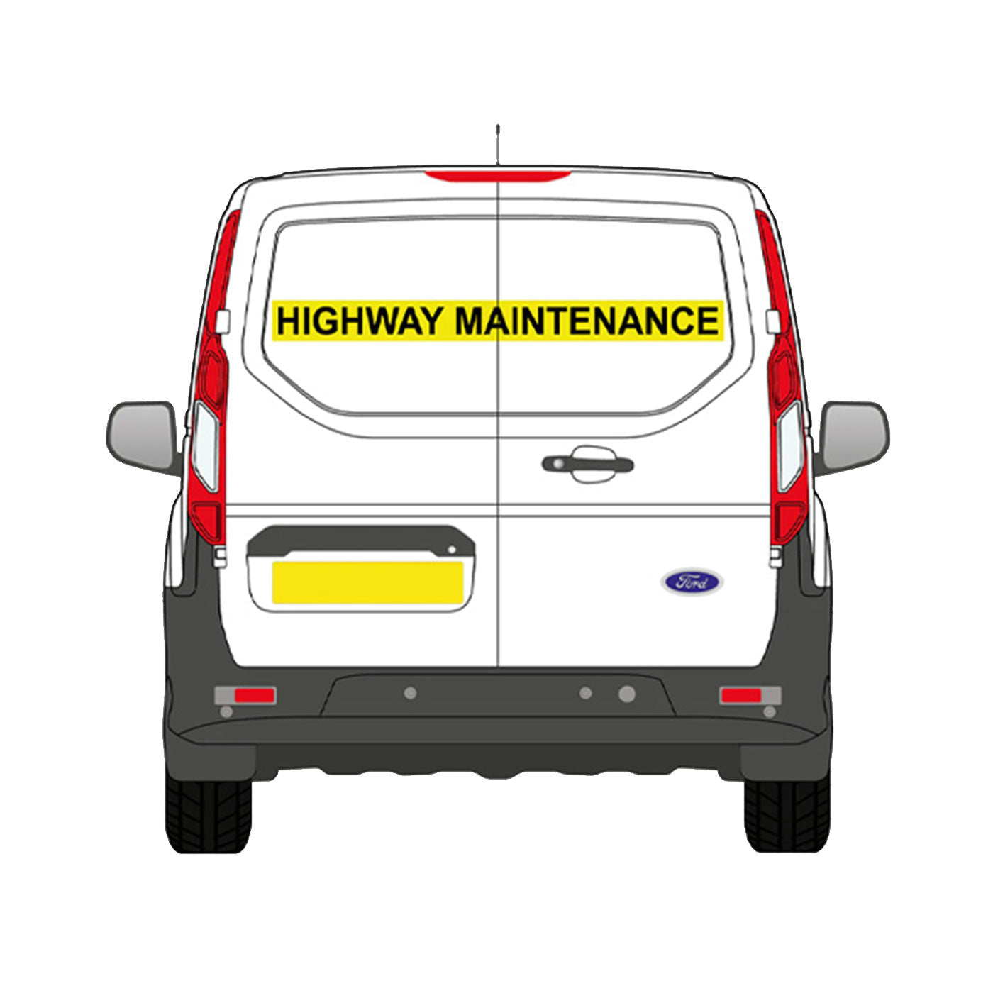 Highway Maintenance Sticker