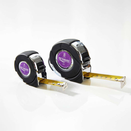 Metamark SoftGrip Chrome Tape Measure
